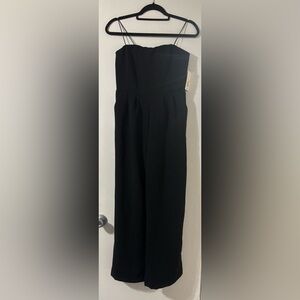 NWT Strapless Black Jumpsuit